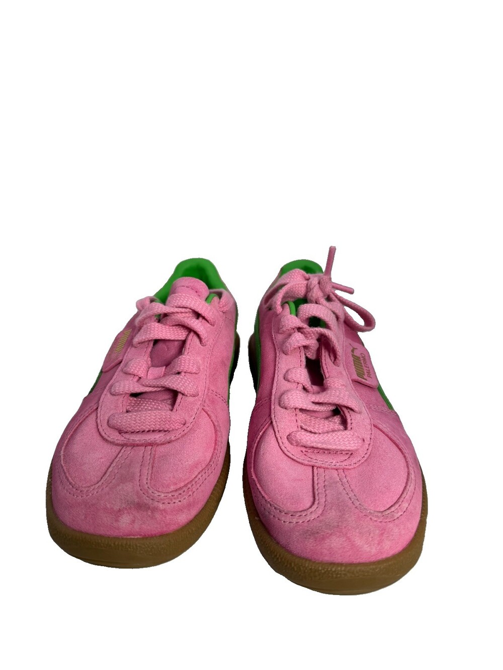 PUMA Palermo Special Lace Up  Youth Girls Pink Sneakers Casual Shoes Size 7